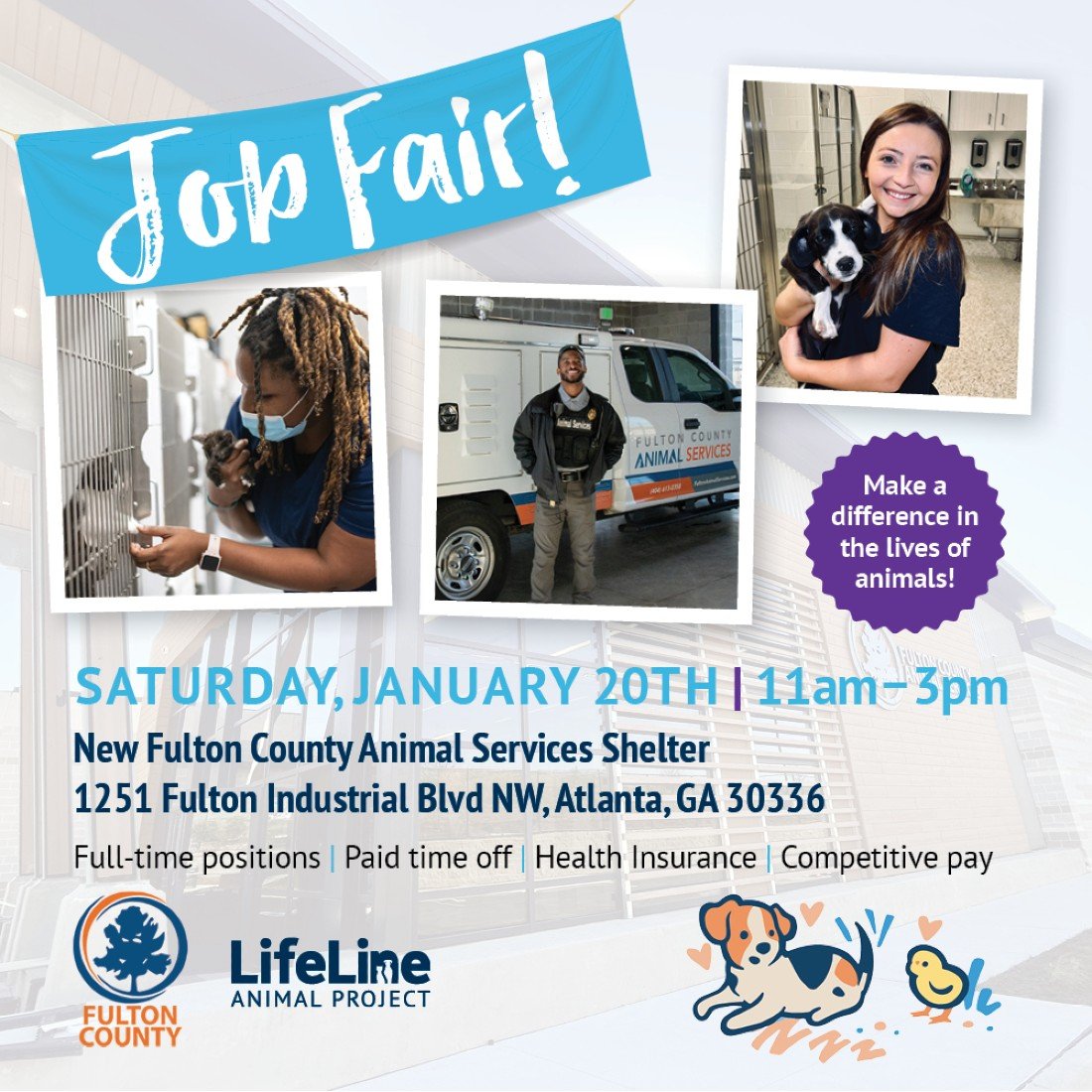 Fulton County Animal Services Job Fair, Fulton County Animal Services