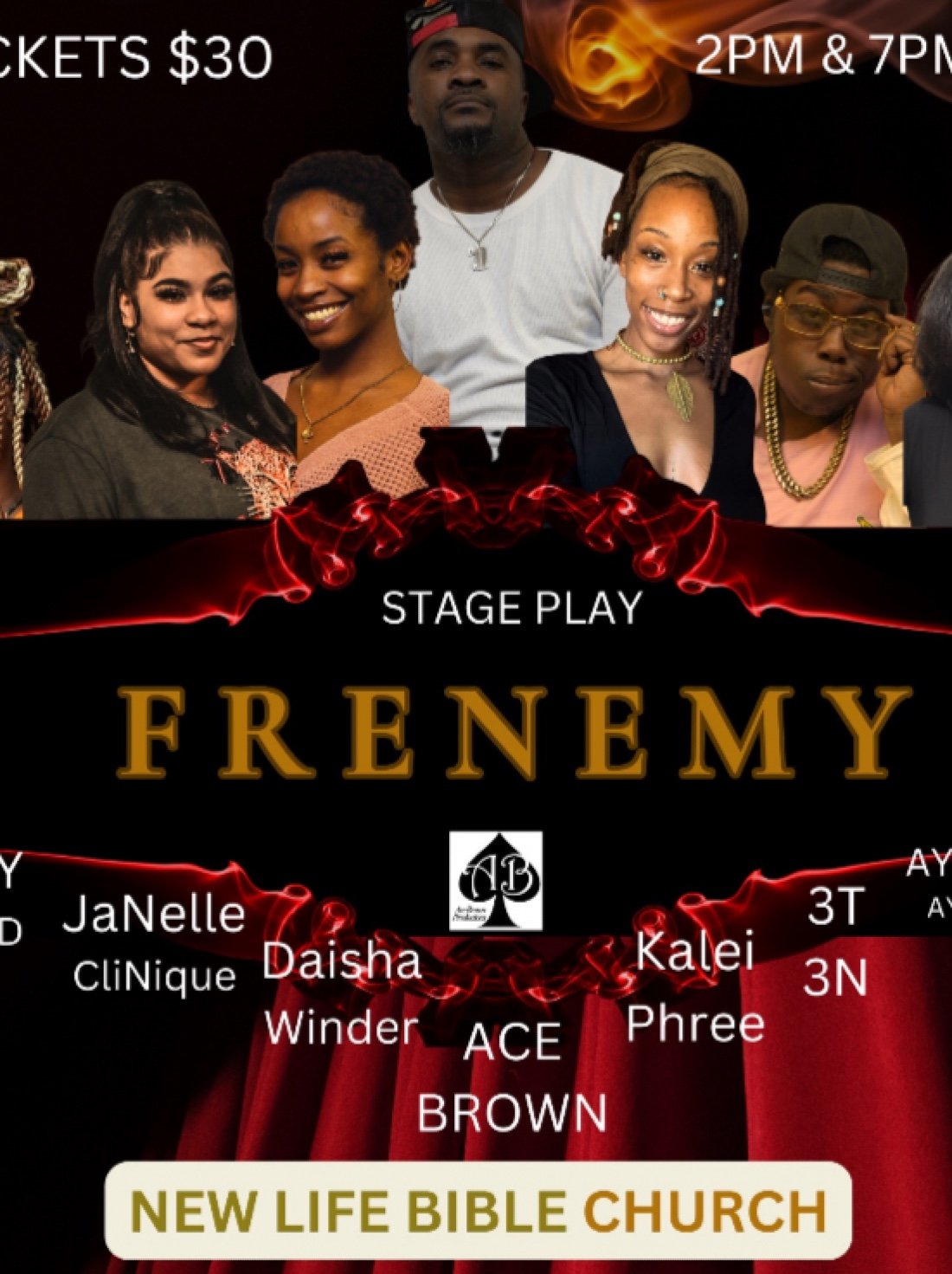 Frenemy Stage Play, New Life Bible Church, Hoke Loop Road, Fayetteville