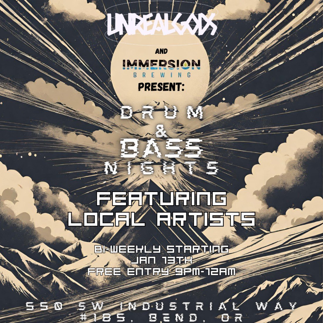 Drum and Bass Nights Tickets, Immersion Brewing, Southwest Industrial
