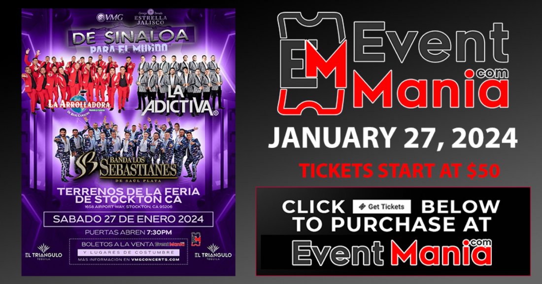 La Adictiva, Banda Los Sebastianes Stockton, CA, Stockton Fairgrounds