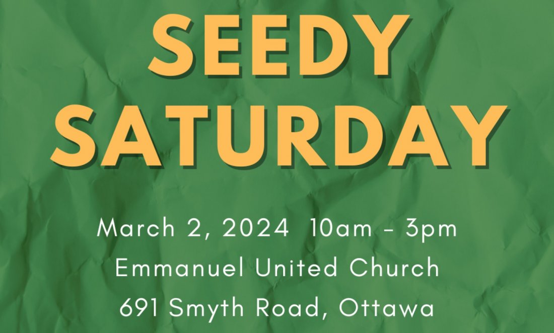 Seedy Saturday Ottawa, Emmanuel United Church, Ottawa, 2 March 2024