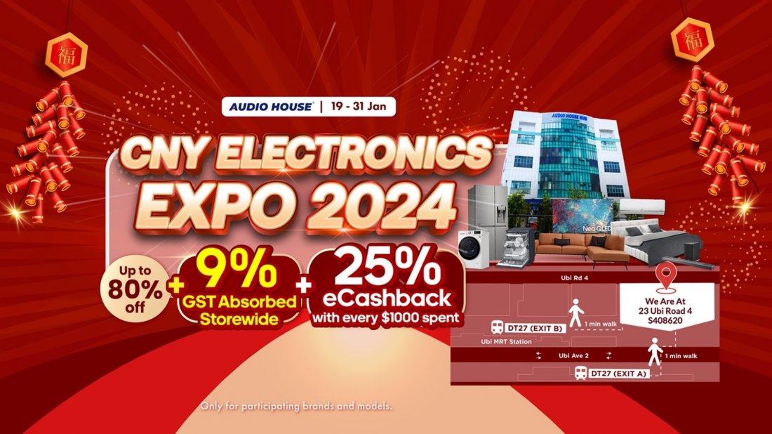 Audio House CNY Electronics Expo 2024, Audio House, Paya Lebar, January