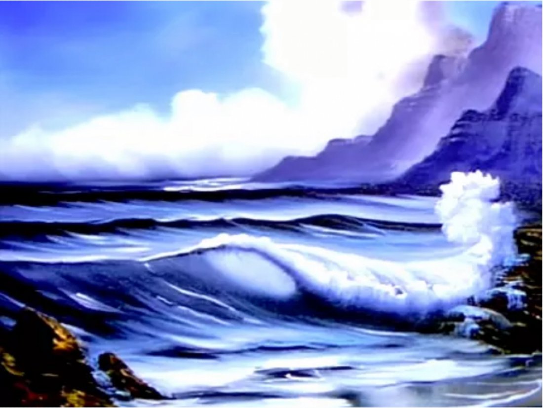 Step by step landscape oil painting Secluded Beach (beginner friendly