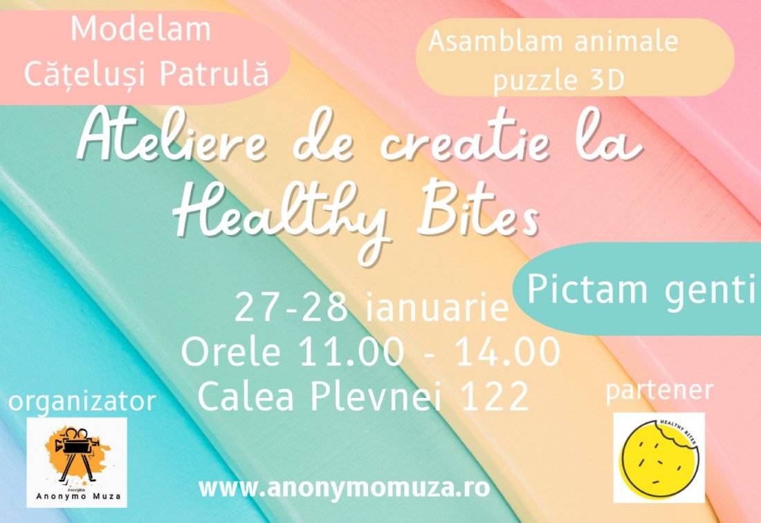 Ateliere de creatie la Healthy Bites Tickets, Healthy Bites, Calea