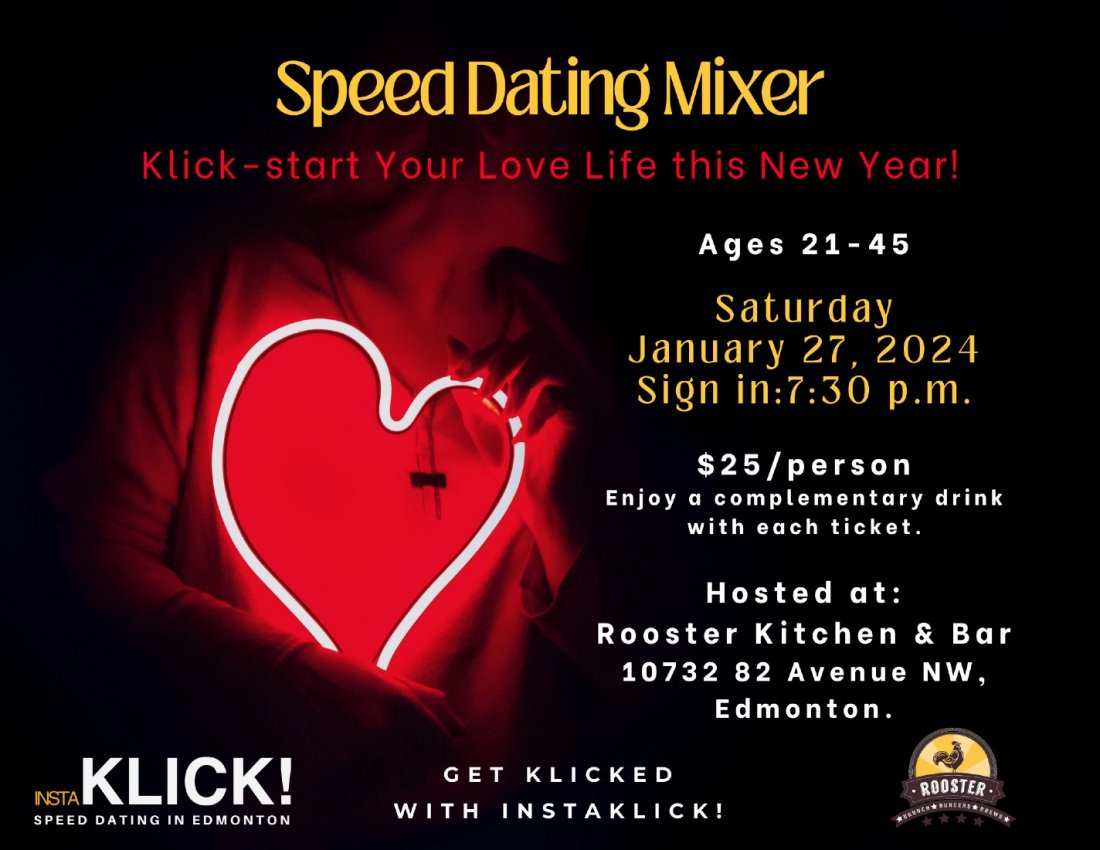 Speed Dating Mixer Klickstart Your Love Life this New Year