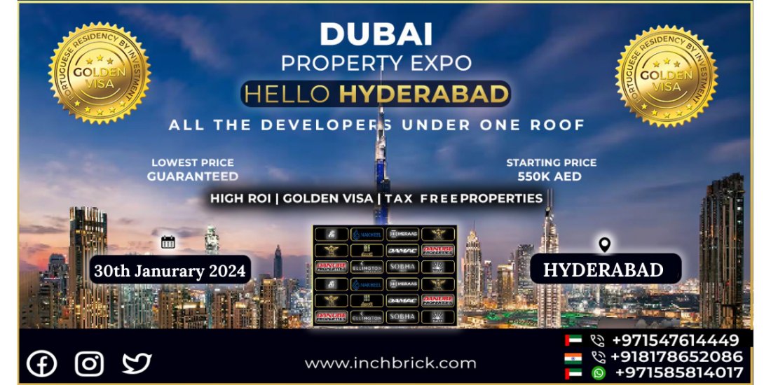 Real Expo in Hyderabad 2024 By Inch & Brick Realty, Hyderabad, 30