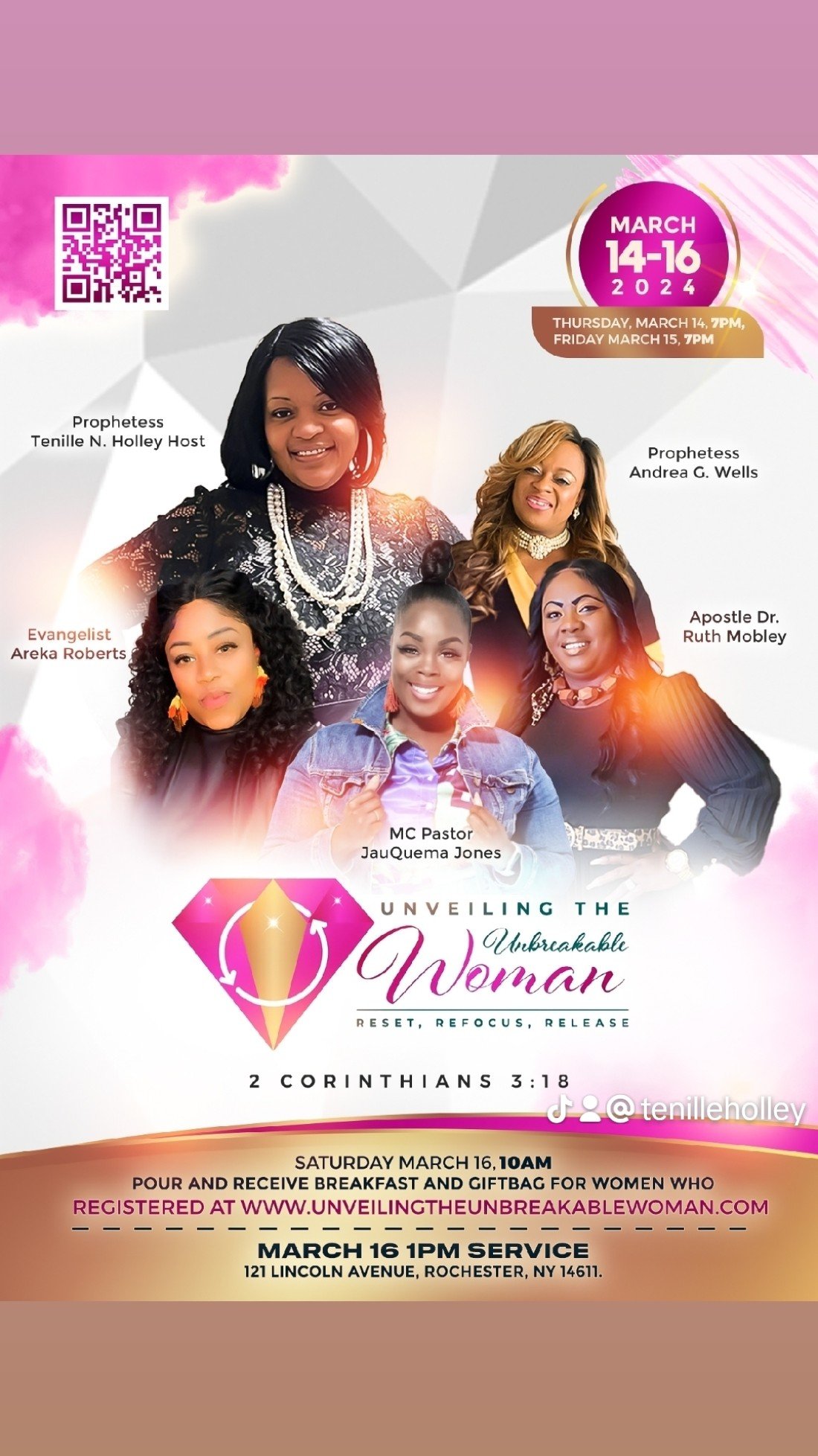 Unveiling The Unbreakable Woman Conference , 121 Lincoln Ave, Rochester ...