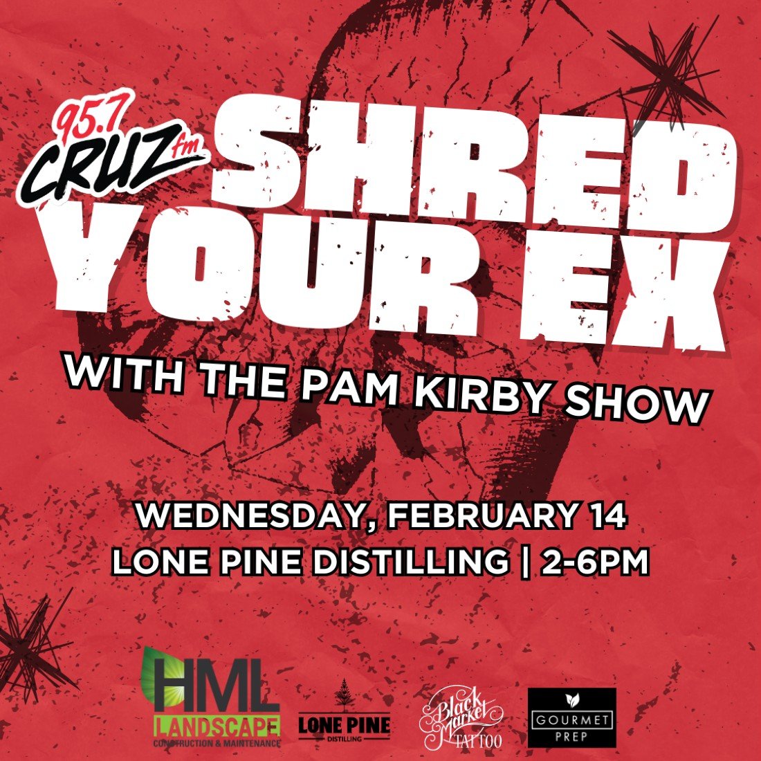 Shred Your Ex, Lone Pine Distilling, Edmonton, 14 February 2024