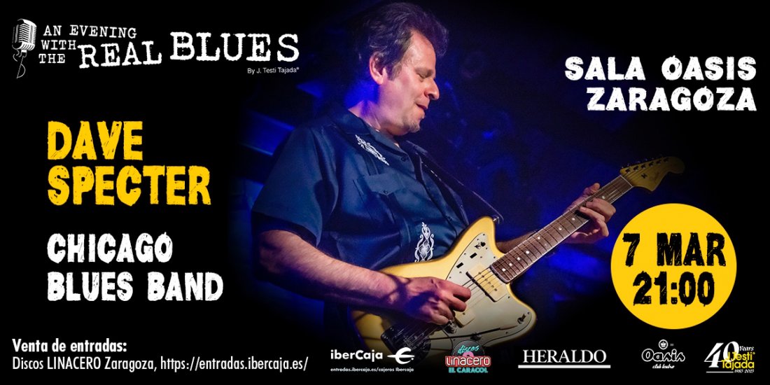 DAVE SPECTER Chicago Blues Band, 7 March | Event in Zaragoza | AllEvents.in