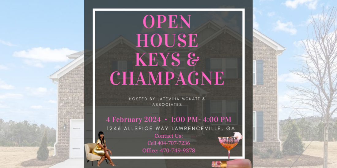 Open House Keys & Champagne , Lawrenceville Open House, 4 February