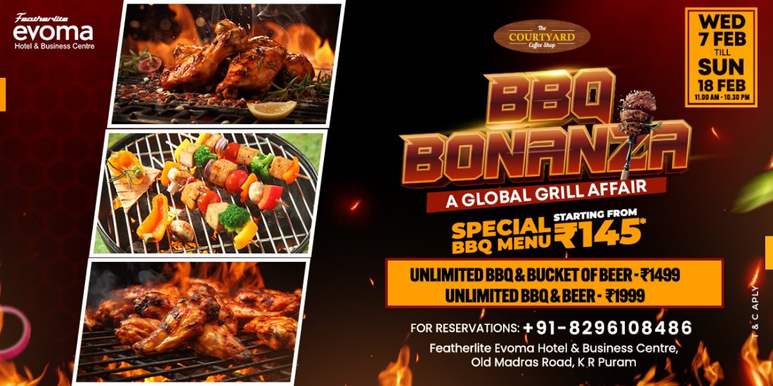 BBQ Bonanza A Global Grill Affair, Featherlite Evoma Hotel, CoWorking