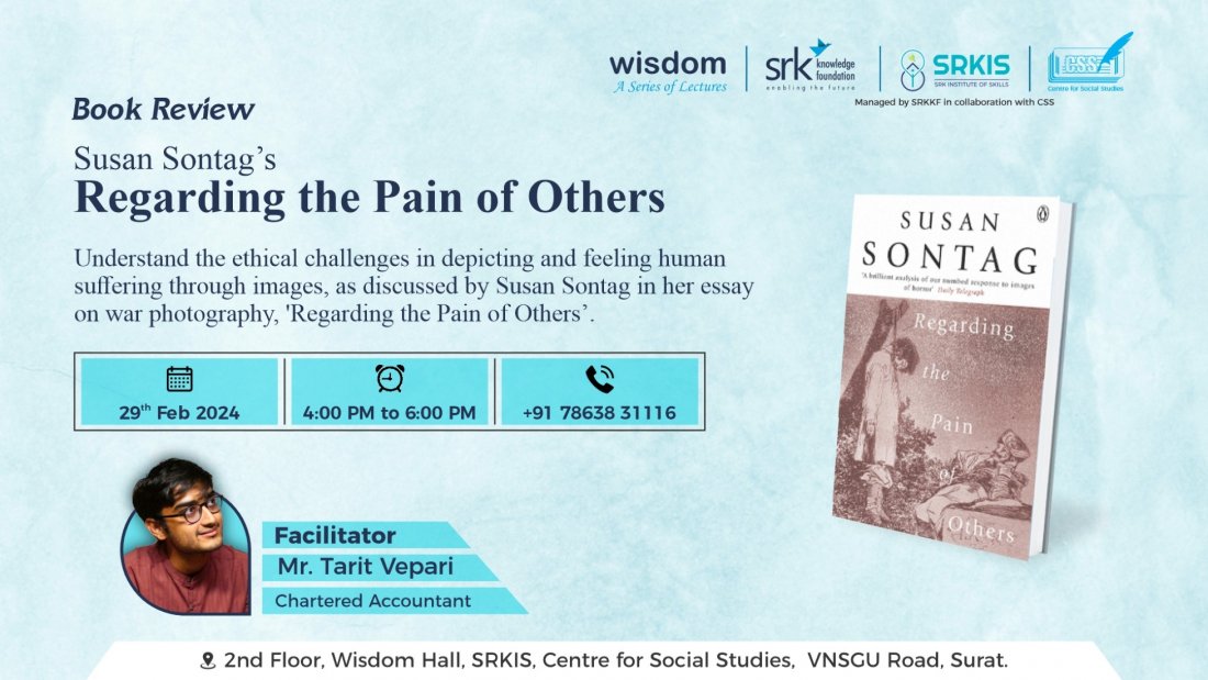 Book Review: Regarding the Pain of Others, SRK Institute of Skills