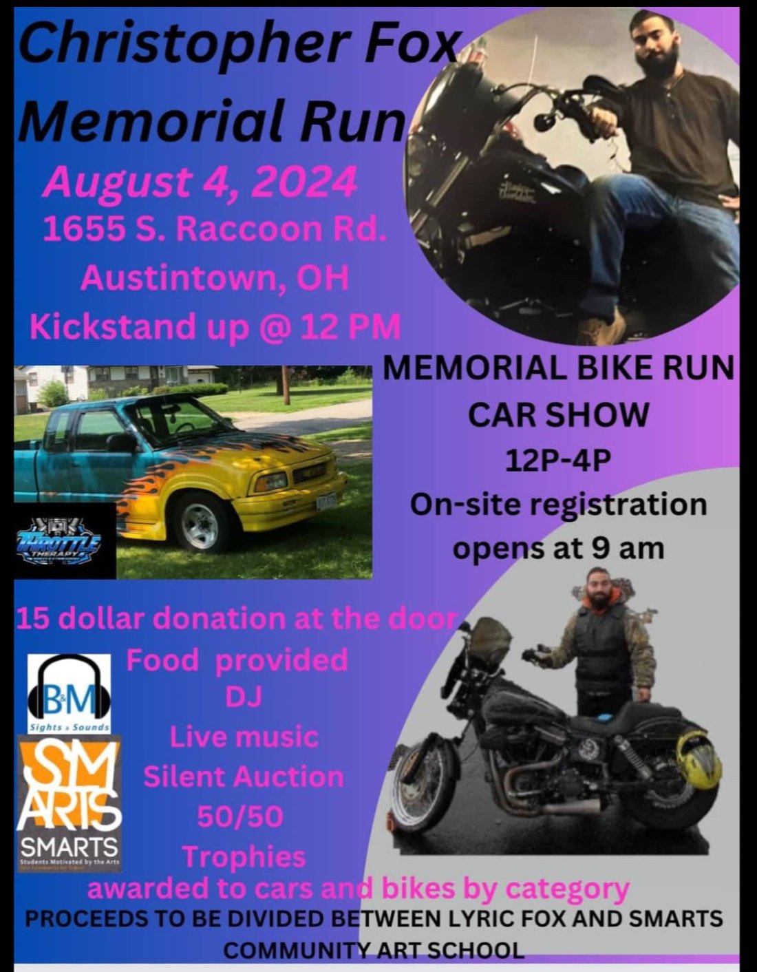 Christopher Fox Memorial Run and Car Show, Fraternal Order of Eagles