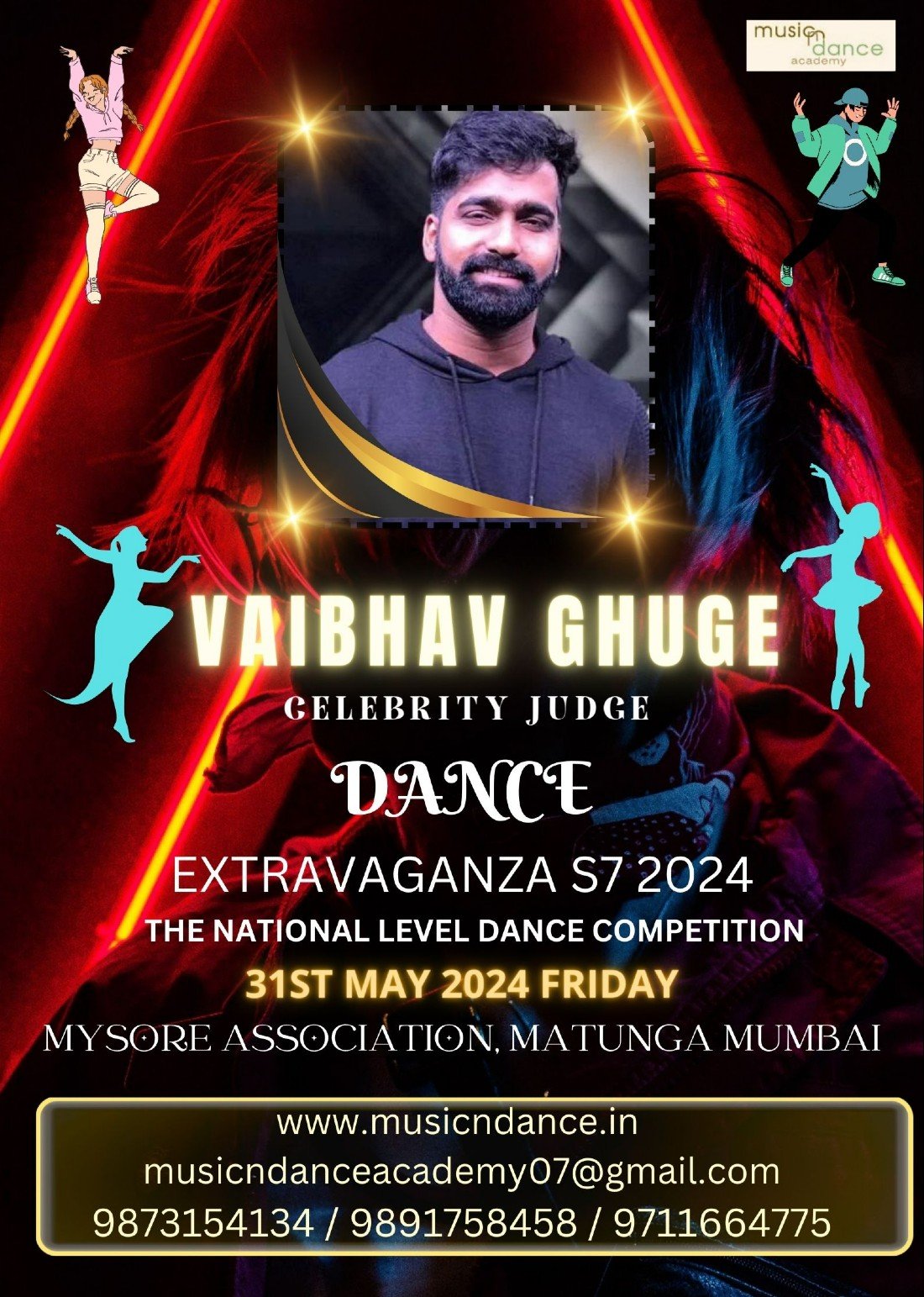 Dance Extravaganza S7 2024, Mysore Association, Bhaudaji Road, Brhmanwada, Matunga East, Mumbai