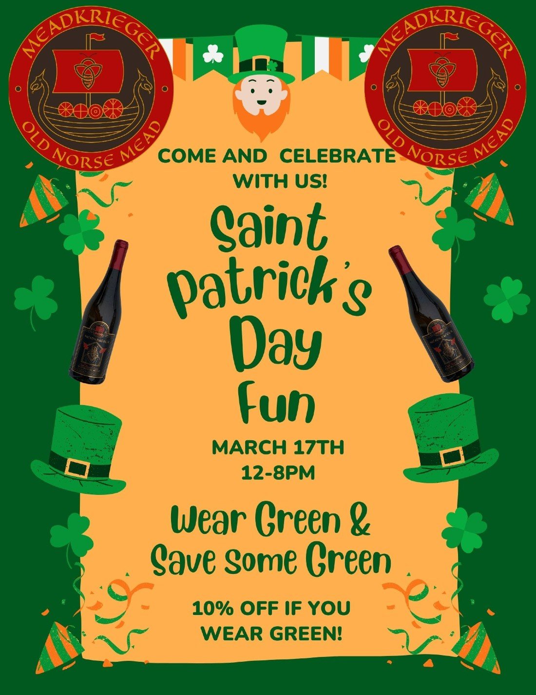 St. Patricks Day Fun!, MeadKrieger Meadery, Loveland, 17 March 2024