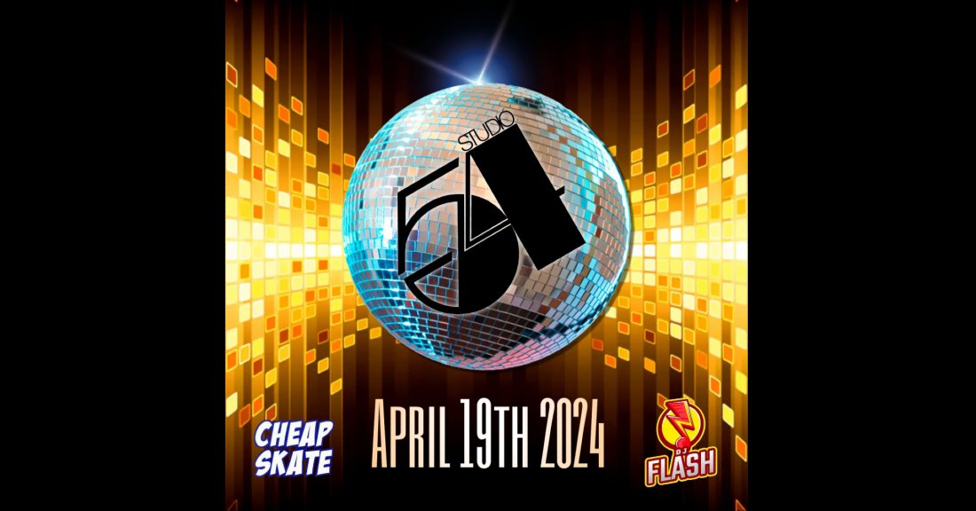 Studio 54 (70s Disco & Funk Skate Party), Cheap Skate Roller Center