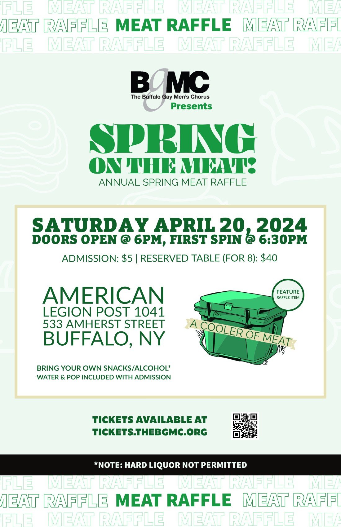 Spring into Meat Meat Raffle, American Legion Post 1040, Buffalo, 20 ...