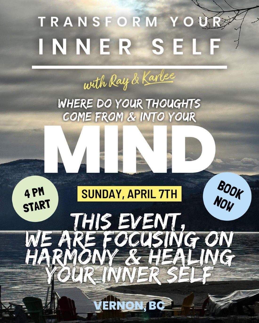 Transform Your Inner Self with Karlee Rose & Ray, 2682 Lakeshore Road,Vernon,V1H 1N1,CA, 7 April