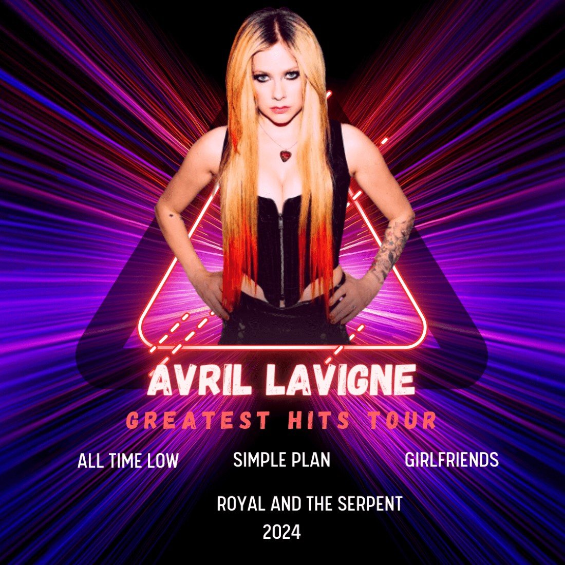 Avril Lavigne at Darien Lake Amphitheater, Darien Lake Performing Arts