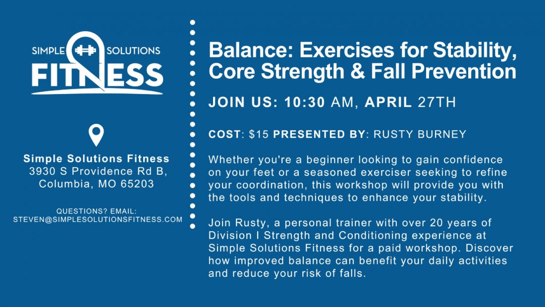 Balance: Exercises for Stability, Core Strength & Fall Prevention ...