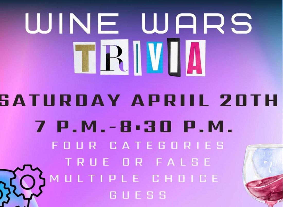 Wine Trivia (Free Entry), Fredericks Wine Room, Debary, 20 April 2024