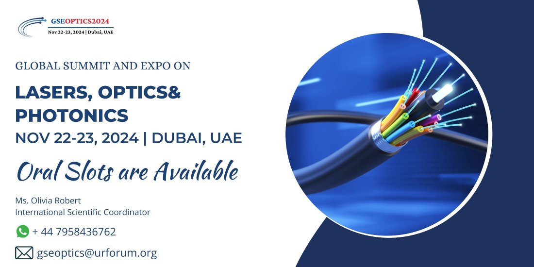 Global Summit and Expo on Lasers, Optics and Photonics 2024 Tickets