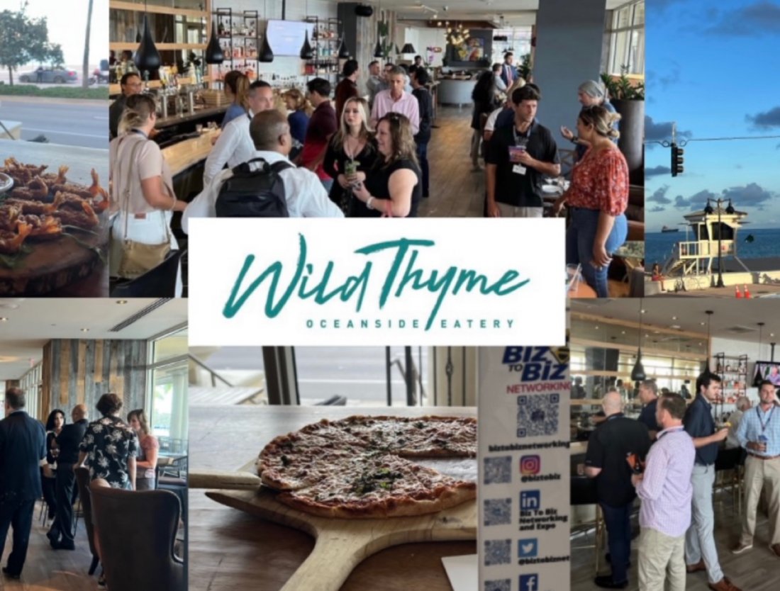 Biz To Biz Networking At Wild Thyme Fort Lauderdale Beach, Wild Thyme