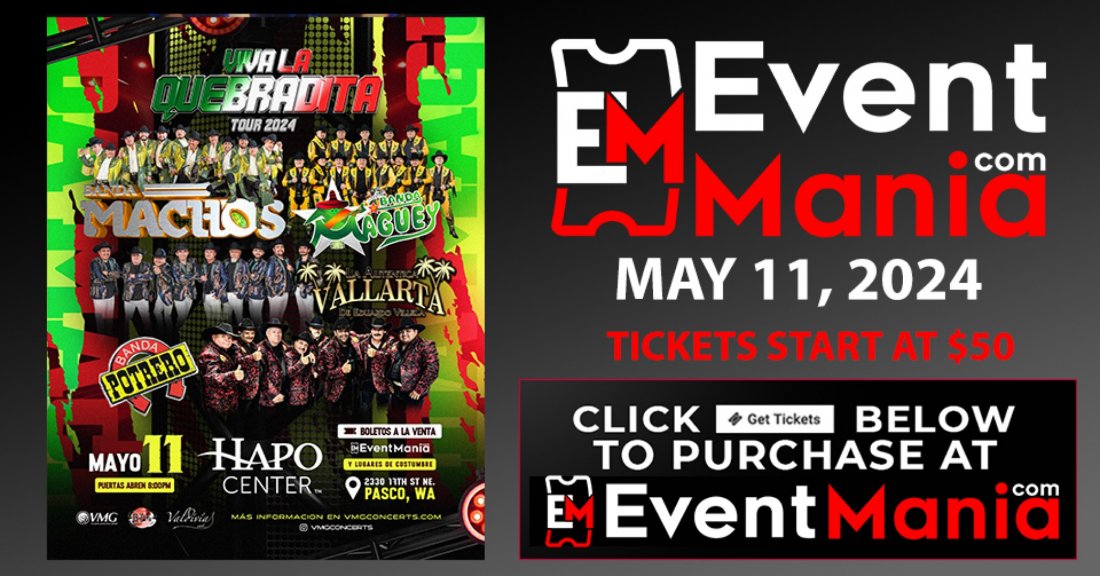 Banda Machos, Banda Maguey Pasco, WA, HAPO Center, West Pasco, 11 May