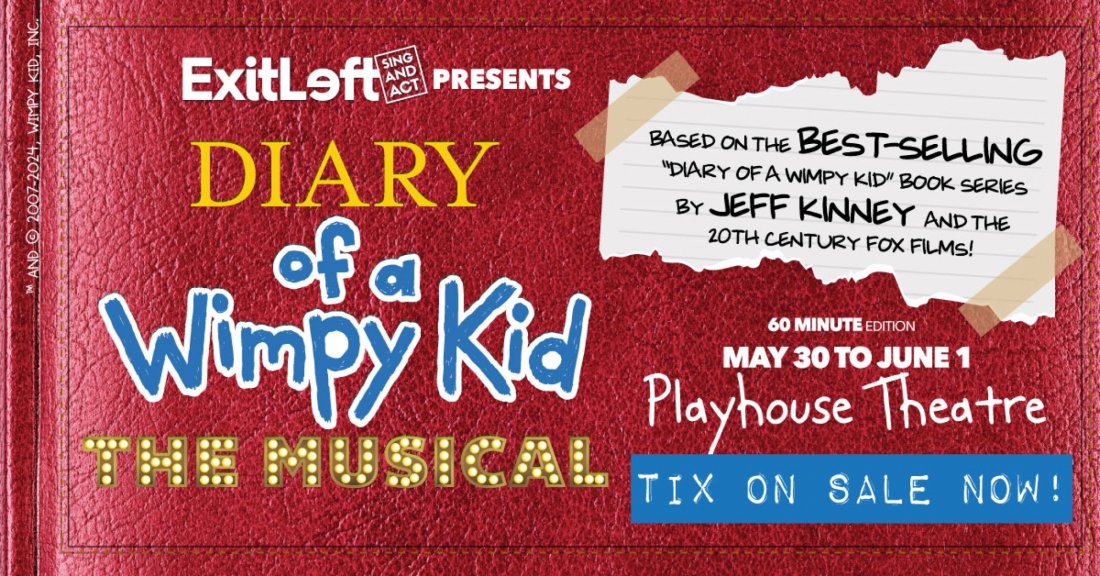 Exitleft Presents Diary of a Wimpy Kid, The Playhouse Theatre, Hobart