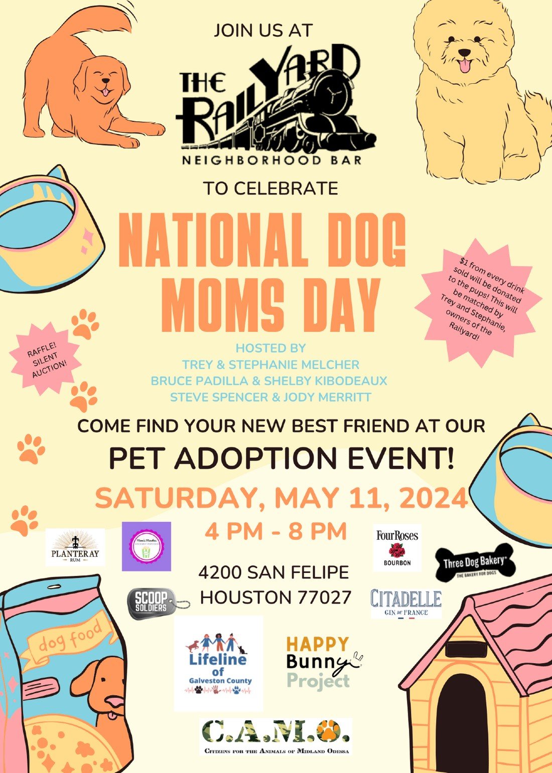 The Railyard presents National Dog Moms Day Adoption Event!, The