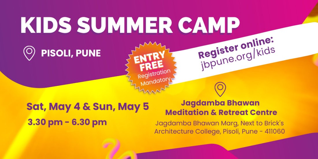 Kids Summer Camp 2024 4th and 5th May 2024 FREE ENTRY, Jagdamba