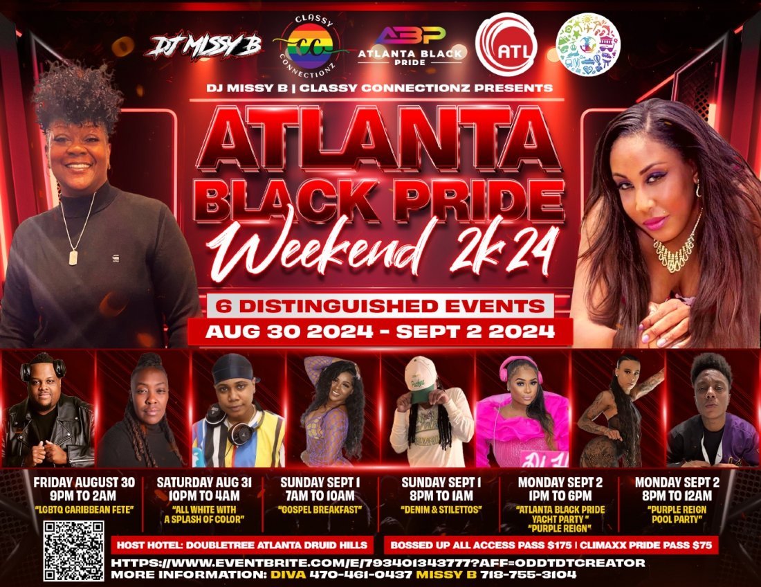 Atlanta Black Pride 2K24 4th Annual Yacht Party Purple Reign Tickets