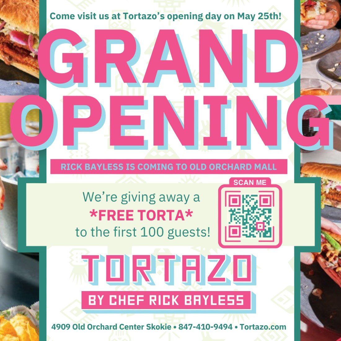 GRAND OPENING Tortazo at Old Orchard, Skokie , Old Orchard Mall, Skokie