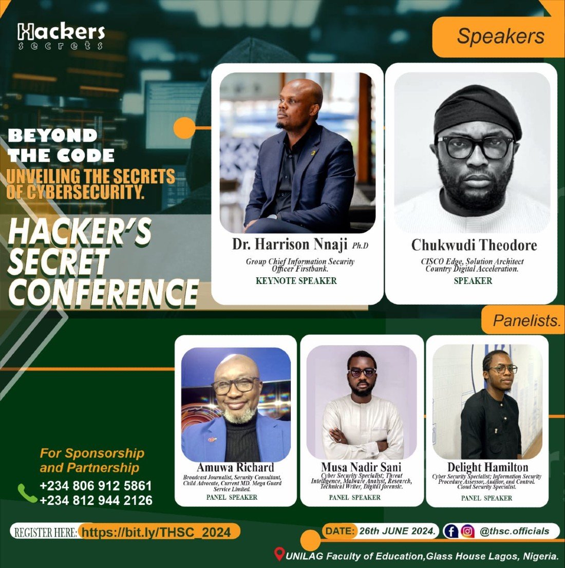HACKERS SECRET CONFERENCE 2.0, Faculty Of Education Glass House, Lagos