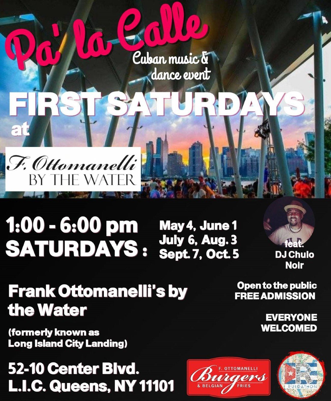 Pa La Calle! First Saturdays at Frank Ottomanellis by the Water Tickets