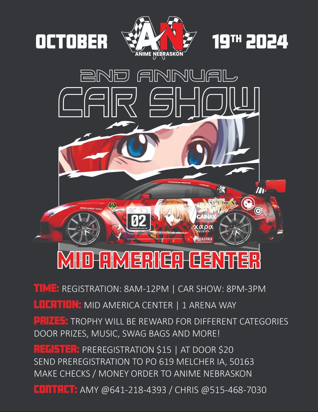 2nd Annual Anime Nebraskon Car Show Tickets, Mid America Center