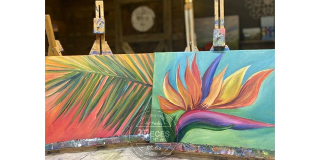 Sip and Paint at Walnut Creek...Painters Choice...Caribbean Beauty