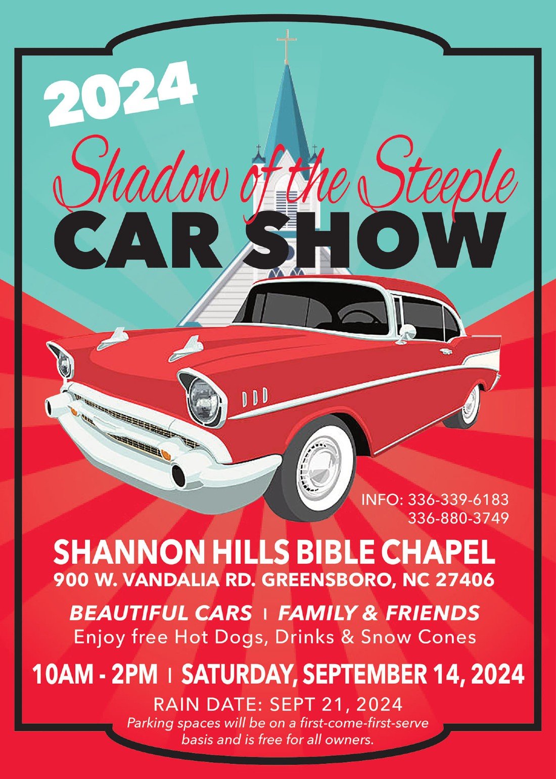 Shadow Of The Steeple Car Show Tickets, Shannon Hills Bible Chapel
