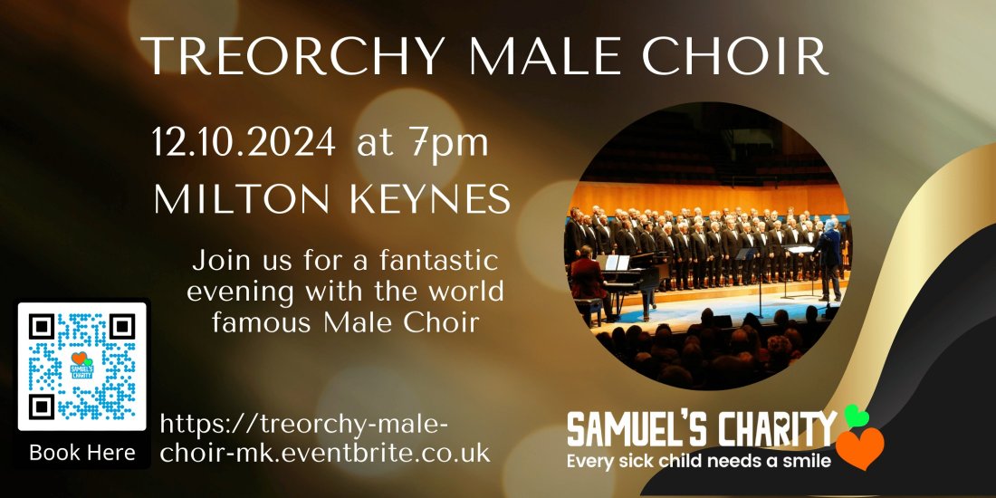 Treorchy Male Choir, The Ridgeway Centre, Featherstone Road, Wolverton