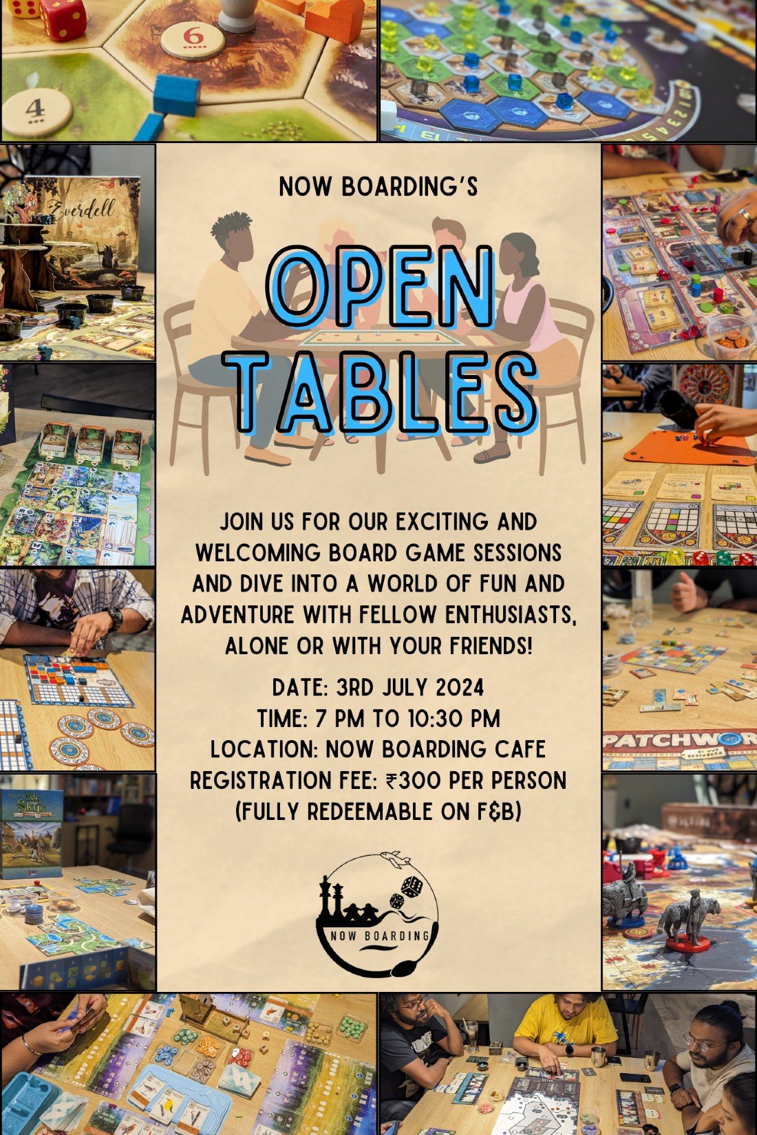 Open Table with Game of the Week Lost Ruins of Arnak, Now Boarding