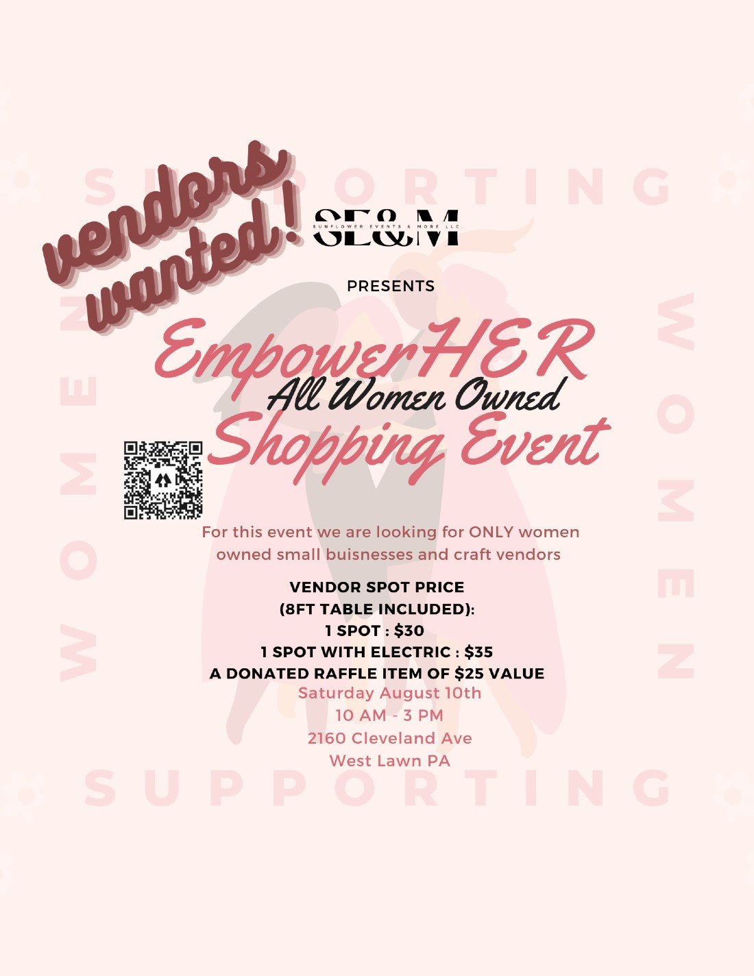 EmpowerHER All Women Owned Craft/Vendor Show Tickets, West Wyomissing