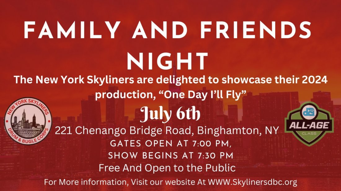 New York Skyliners FAMILY & FRIENDS NIGHT July 6, 2024, Chenango