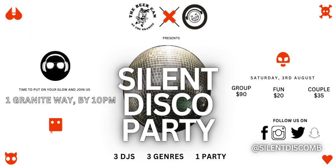 THE SILENT DISCO PARTY, The Beer Can, Winnipeg, 3 August 2024