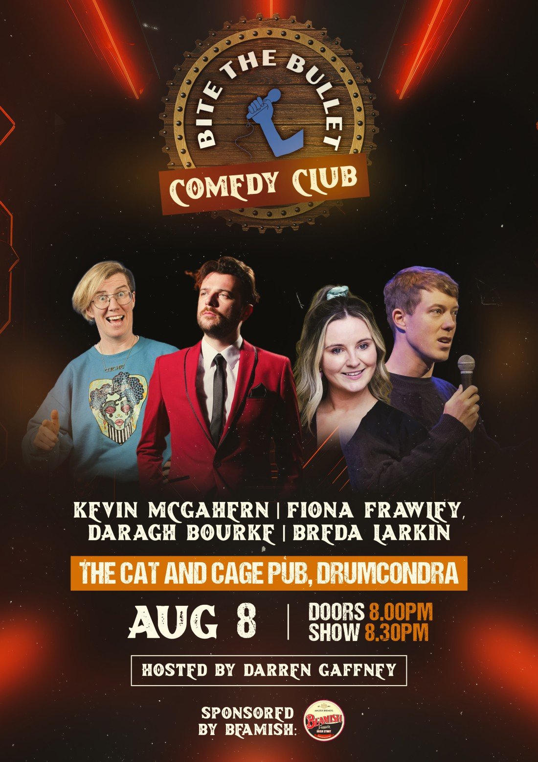 Bite The Bullet Comedy The Cat and Cage Pub Kevin McGahern