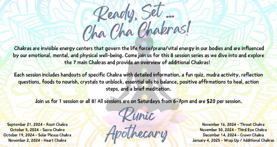 Chakra Session 2: The Sacral Chakra (Svadhishthana), Runic Apothecary ...