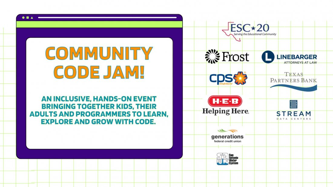 2024 Community Code Jam Tickets, Education Service Center, Region 20 ...