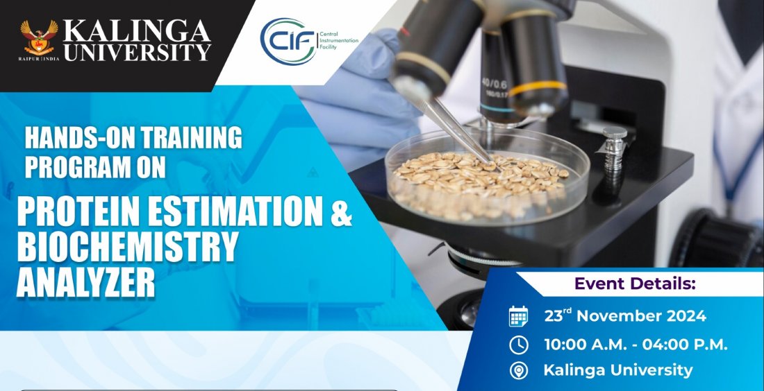 HANDSON TRAINING PROGRAM ON PROTEIN ESTIMATION & BIOCHEMISTRY ANALYZER