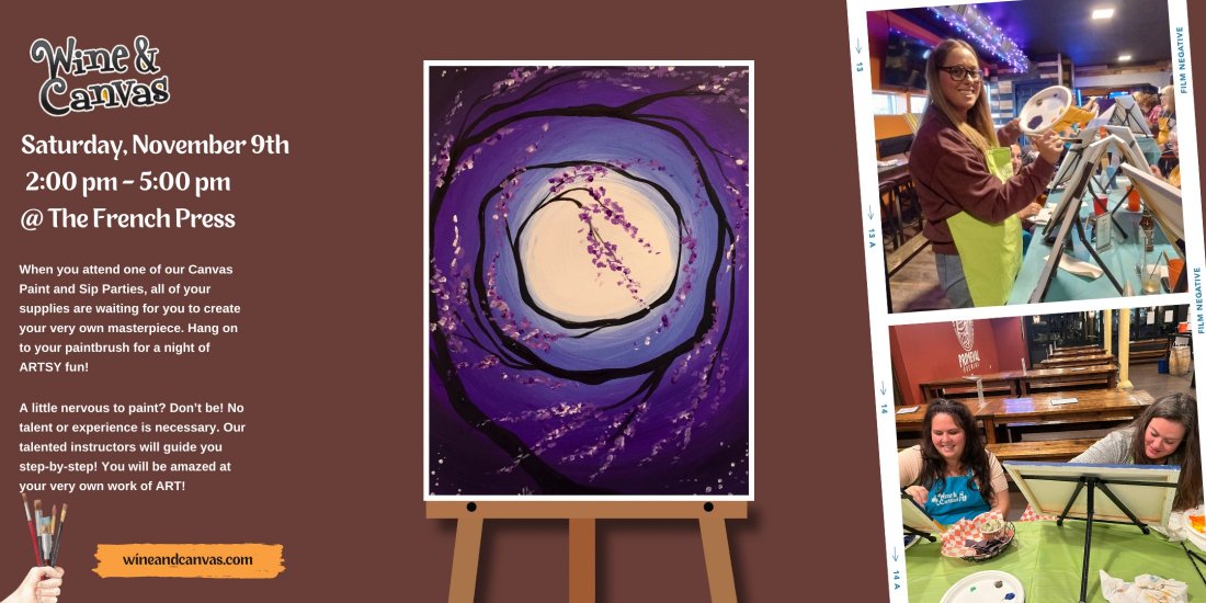 Cape Coral Paint Party Lavender Moon Tickets, The French Press, Iona
