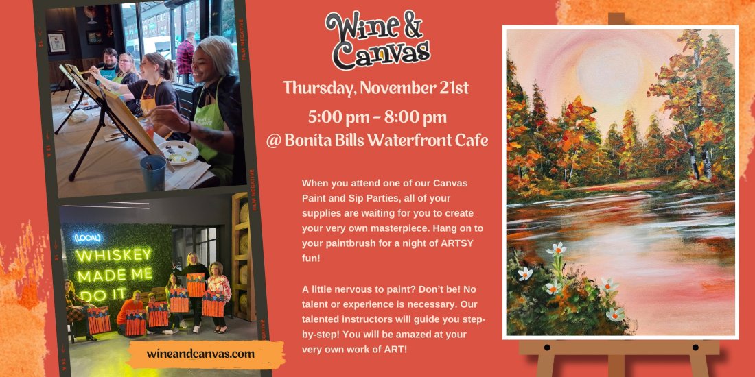 Fort Myers Beach Paint Party Colors of Fall Tickets, Bonita Bills