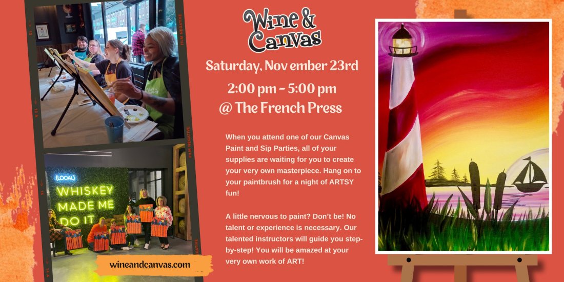 Cape Coral Sip & Paint Lighthouse Tickets, The French Press, Iona, 23